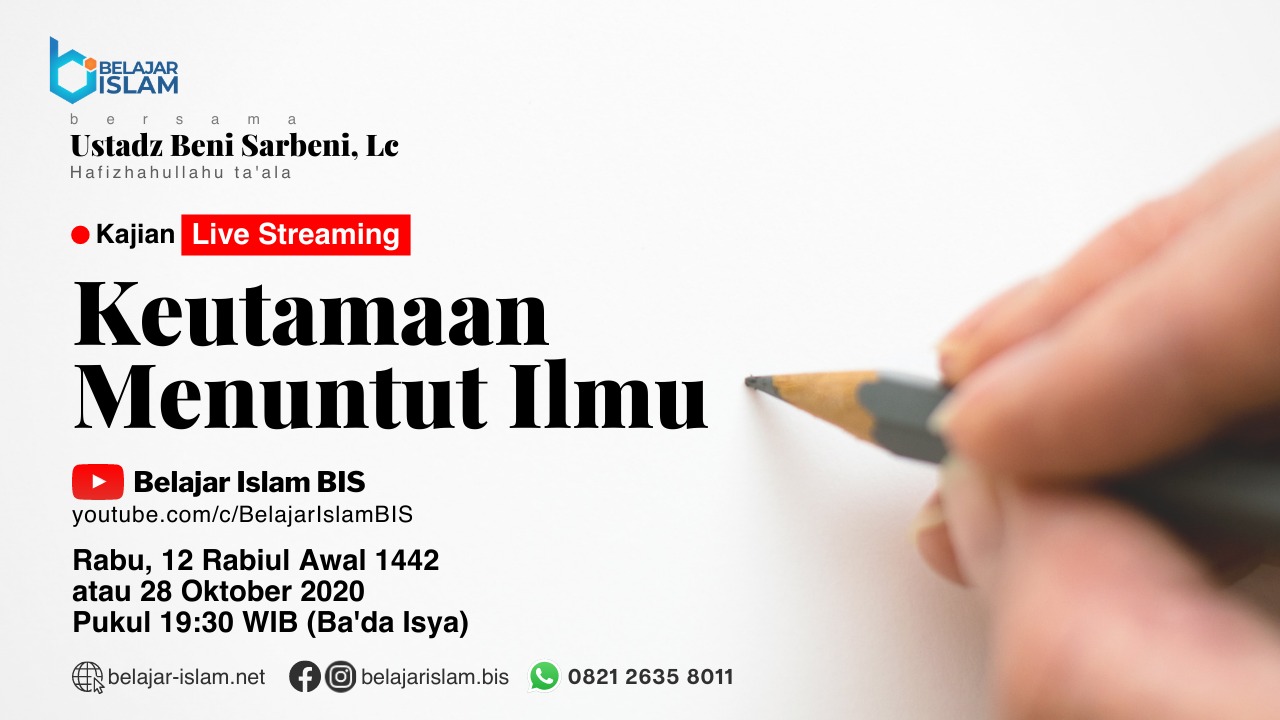 Keutamaan Menuntut Ilmu Agama – Belajar Islam